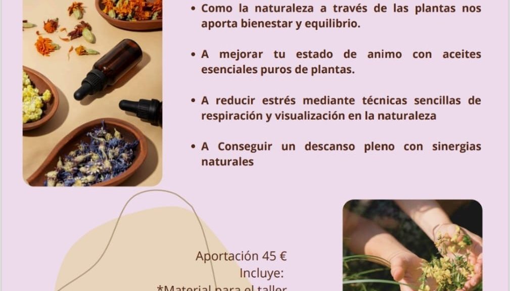 TALLER DE BIENESTAR Y AUTOCUIDADOS A TRAVÉS DE LAS PLANTAS