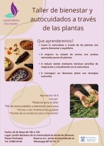 TALLER DE BIENESTAR Y AUTOCUIDADOS A TRAVÉS DE LAS PLANTAS