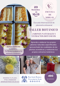 Jabones naturales y extractos botánicos