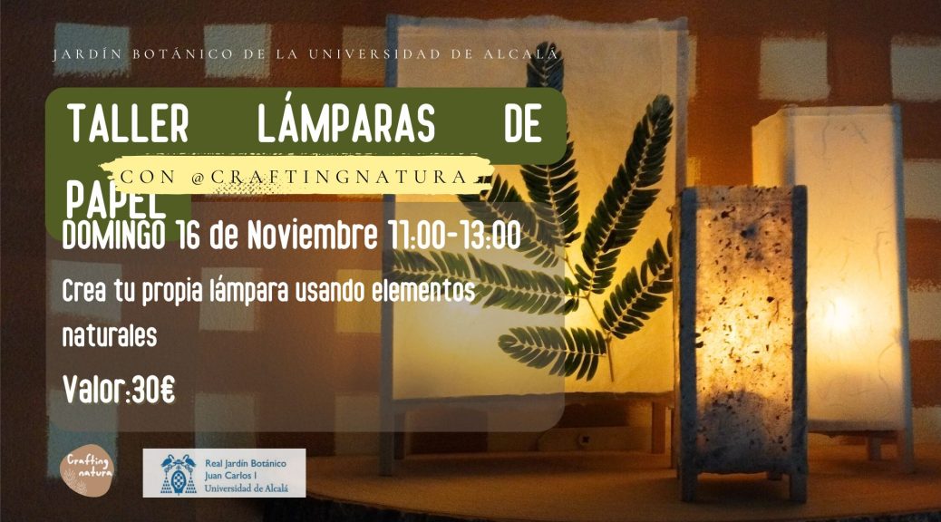 Taller lámparas de papel